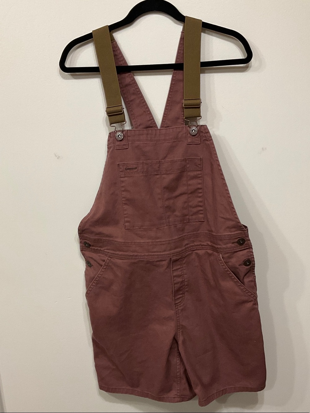 REI CO-OP Trailsmith Short Overalls SZ 12 Granola Girl Hiking Canyon Dusk
